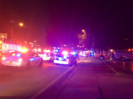 זירת אירוע הירי (צילום: משטרת אורלנדו, טוויטר)