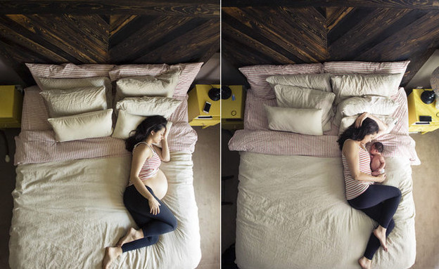 לפני ואחרי: המיטה שגנבה את ההצגה (צילום: imgur.com)