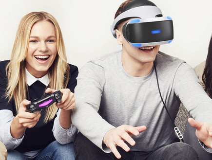 משקפי מציאות מדומה PlayStation VR (צילום: Sony)