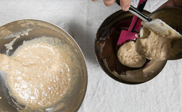 עוגת בננה ושוקולד 