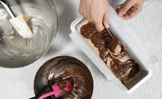 עוגת בננה ושוקולד 