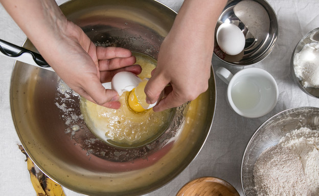 עוגת בננה ושוקולד 