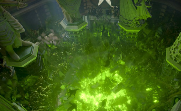 הספט עולה באש ב'משחקי הכס' עונה 6 פרק 10 (צילום: helen sloan, מקור: באדיבות yes)