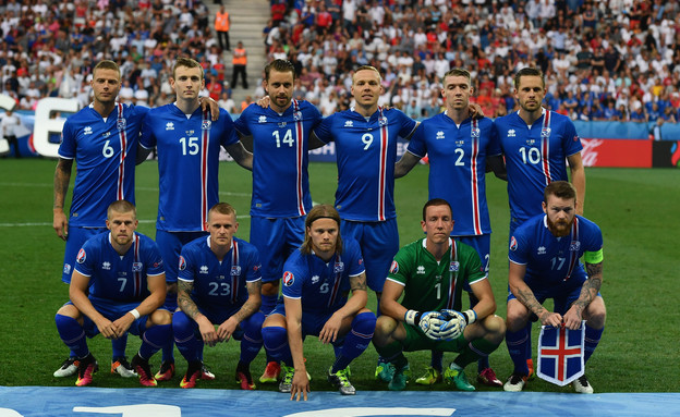 נבחרת איסלנד (צילום: אימג'בנק/GettyImages, getty images)