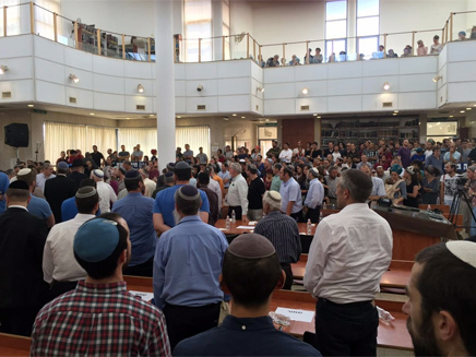 בית הכנסת בעתניאל, היום (צילום: חדשות 2)