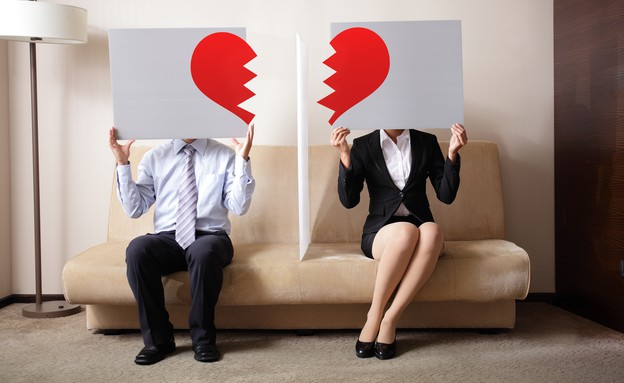 זוג מתגרש (אילוסטרציה: Shutterstock)