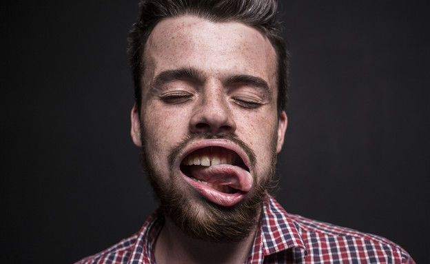 לשון של גבר (צילום: Shutterstock)