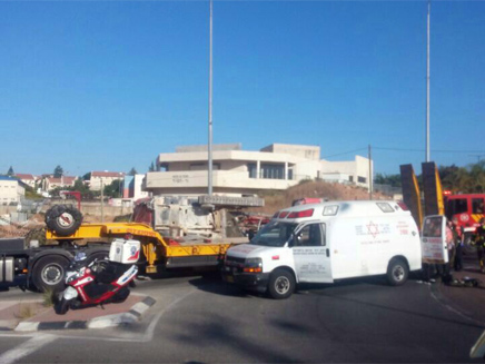 זירת התאונה בחשמונאים