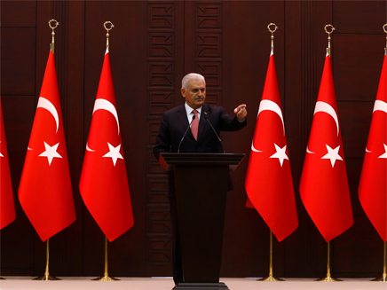 ראש הממשלה הטורקי, בינאלי יילדרים (צילום: רויטרס)