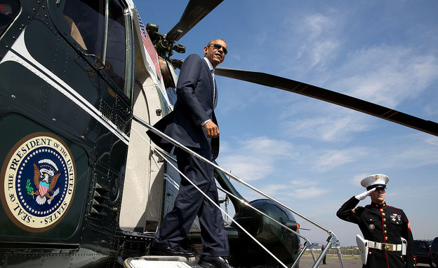 המסוק הנשיאותי (צילום: flickr/The White House)