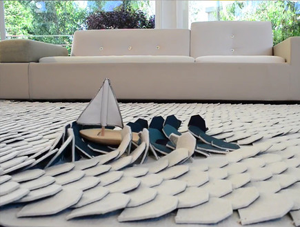 שטיח של ניב כהן (צילום: שני פלג ונירי לוי)