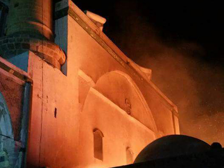 מסגד אל ג'זאר בעכו (צילום: תחנת כיבוי זבולון)