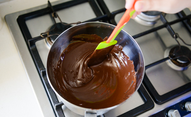 ריבועי שוקולד וחמאת בוטנים ללא אפייה (צילום: ערן לוי, mako אוכל)