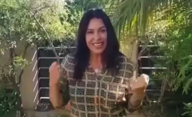 השרה רגב, מתוך הסרטון שצילמה (צילום: צילום מסך)