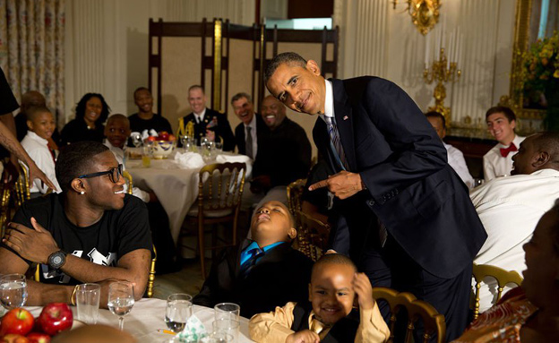 נדהם לגלות שלא מרתק את כולם (צילום: Pete Souze, The White House)