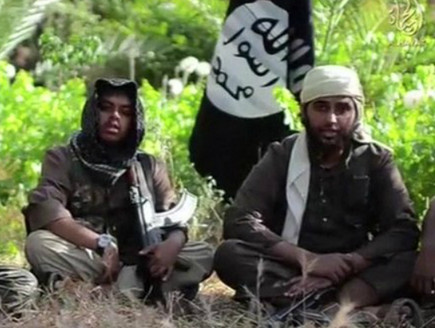 המגויסים לדאעש (צילום: צילום מסך מתוך סרטון של דאע