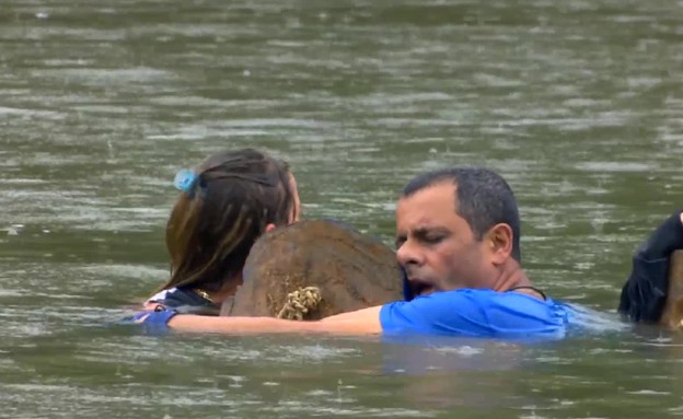 מה קרה כשדודו ניסה לחצות את האמזונס? (צילום: מתוך המשימה: אמזונס, שידורי קשת)