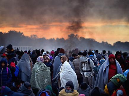 1.2 מיליון פליטים רק ב-2015 (gettyimages)