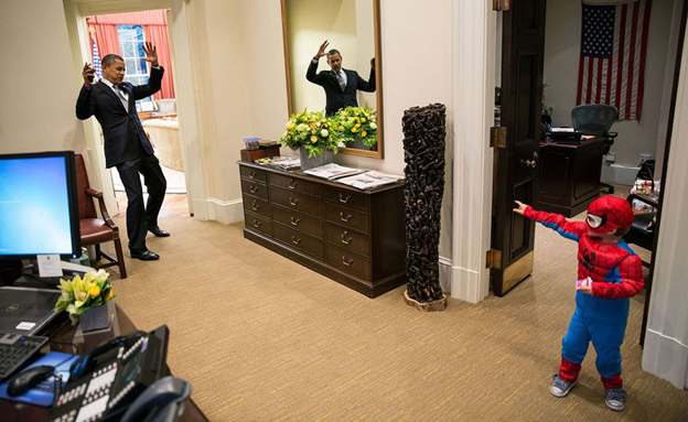 הנשיא חוגג 55 (צילום: Pete Souze, The White House)