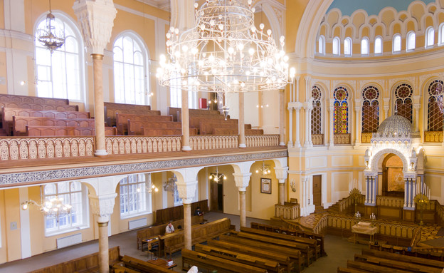 בתי כנסת יפים, בית הכנסת הכוראלי בסנט פטרסבורג (צילום: Shutterstock)