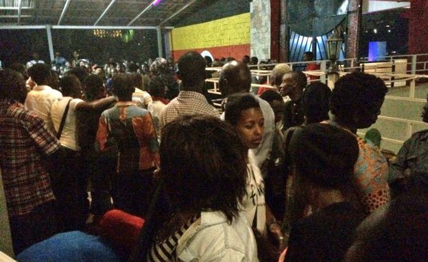 זירת האירוע באוגנדה (צילום: twitter)