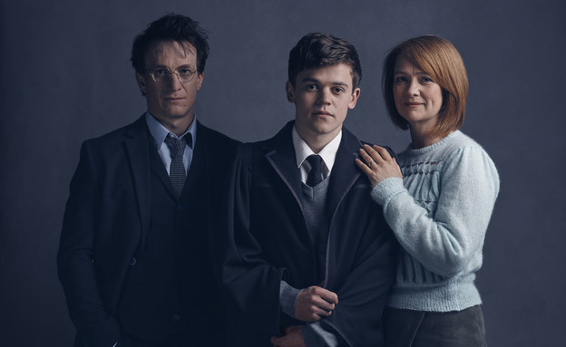 אלבוס, הארי וג'יני ב"הארי פוטר והילד המקולל" (צילום:  יחסי ציבור )