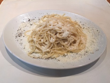 ספגטי קצ'יו א פפה, מסעדת ארנסטו (צילום: באדיבות המסעדה)