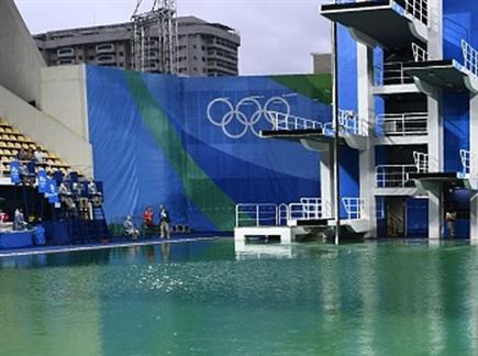 עוד אין פיתרון לתעלומה. המים הירוקים בריו (getty)