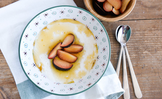 פודינג חלב ומייפל