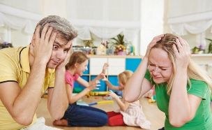 הורים עייפים (צילום: Shutterstock)