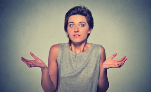 אישה מבולבלת (צילום: Shutterstock)