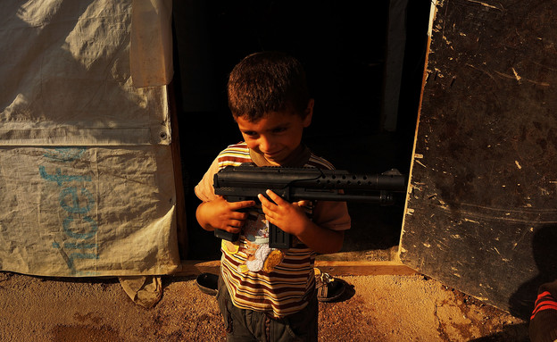 תמונות ממלחמת האזרחים בסוריה (צילום: Spencer Platt, GettyImages IL)