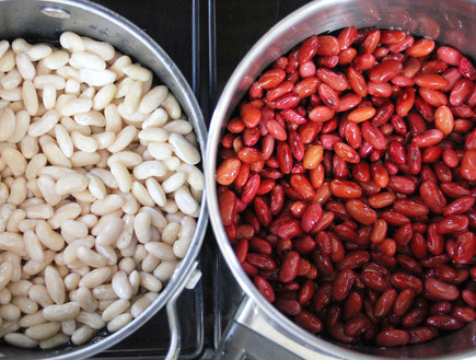 מדריך להכנת שעועית: אדומה ולבנה (צילום: אסתי רותם, mako אוכל)