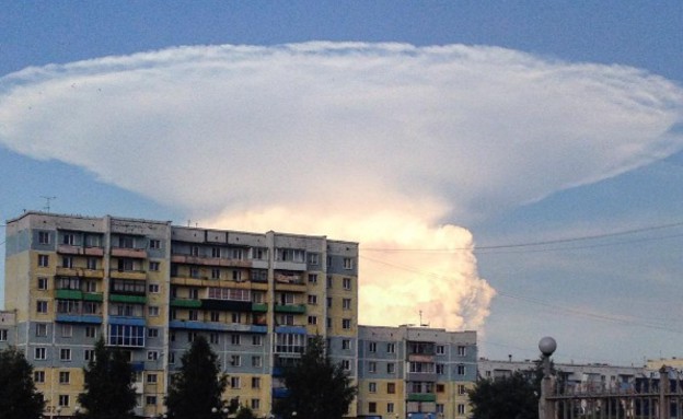 מה קורה מעל סיביר (צילום: Instagram/oksana_suhoparova)