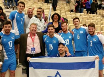 נבחרת ישראל (איגוד הכדורעף) (צילום: ספורט 5)