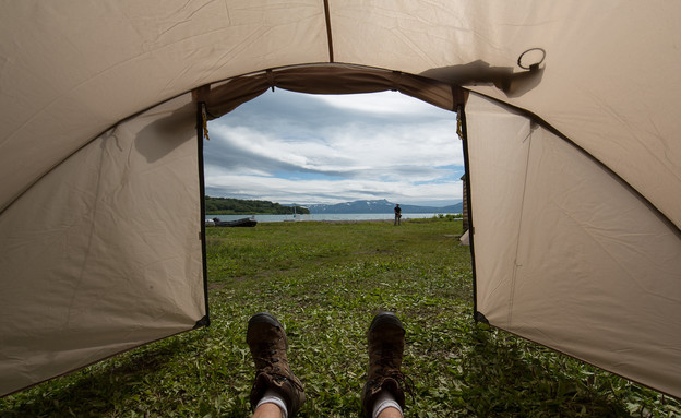 הנוף מפתח האוהל (צילום: יואל שליין, Wild Travel)