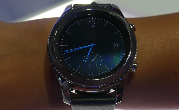 שעון חכם Gear S3 של סמסונג (צילום: אהוד קינן, ברלין, NEXTER)