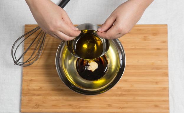 סלט ירוק מושלם - חומרים לרוטב ויניגרט