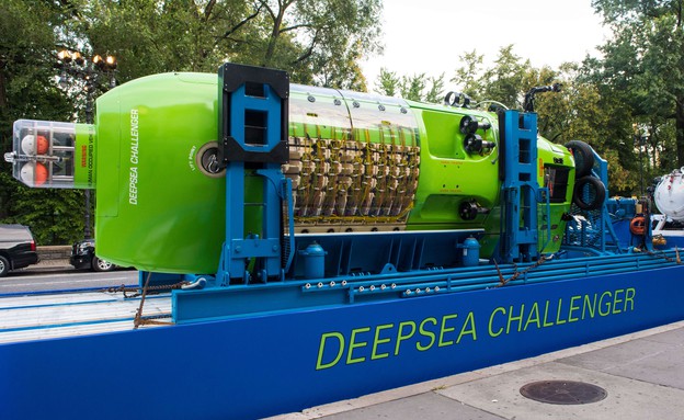 הצוללת Deepsea Challenger של הבמאי ג'יימס קמרון (צילום: Sakchai Lalit | AP)