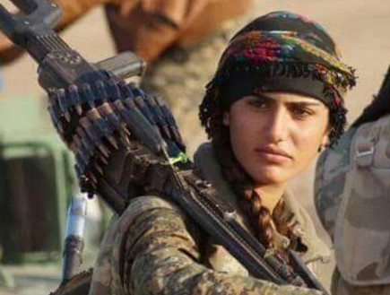 אנג'לינה ג'ולי של הכורדים (צילום: twitter)