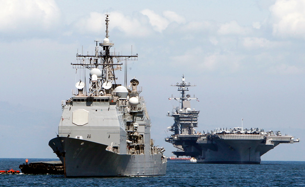 תקרית במפרץ הפרסי. חיל הים האמריקני, ארכיון (צילום: רויטרס)