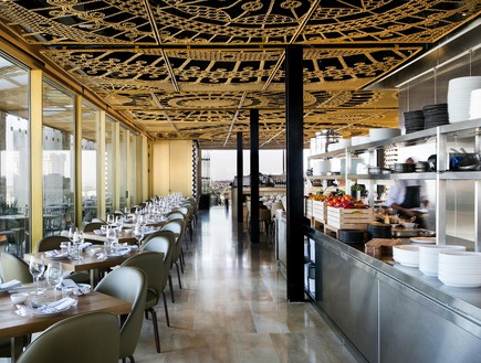 מסעדת הרברט סמואל, אדריכלים ברנוביץ קרוננברג (צילום: שירן כרמל)