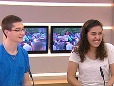 בני נוער מסבירים את ישראל בעולם (צילום: הבוקר של קשת , שידורי קשת)