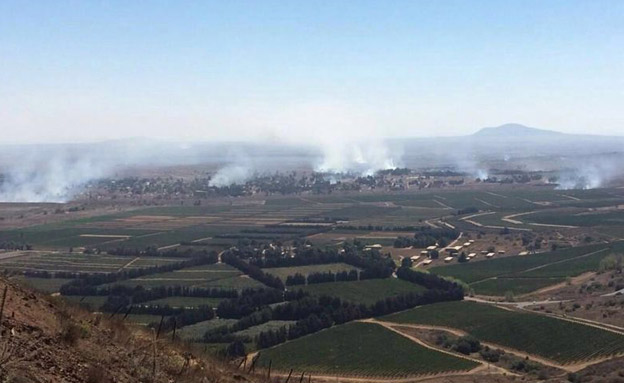פיצוצים בגבול סוריה. ארכיון (צילום: חדשות 2)