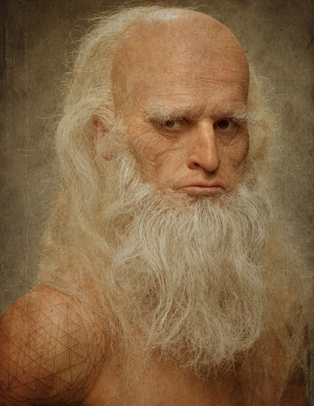 Da Vinci head (צילום: מ. פיני סילוק)