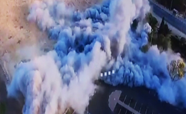 פיצוץ מבוקר במצפה רמון (צילום: חדשות 2)