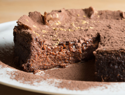 פאדג' שוקולד (צילום: דרור עינב, mako אוכל)