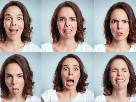 פרצופים של אישה (צילום: Shutterstock)
