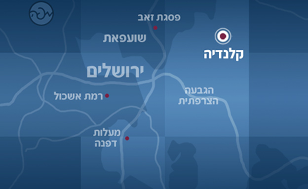 האזור בו אירע הפיגוע (צילום: מפה)