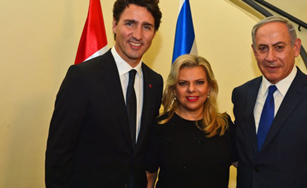נתניהו וראש ממשלת קנדה (צילום: קובי גדעון, לע